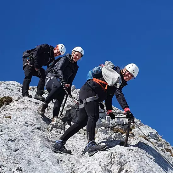 Klettersteig Alpspitze mit Bergführer Andreas Biberger