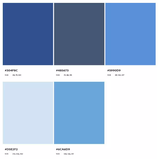 Biberger Farbpalette